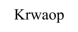 KRWAOP trademark
