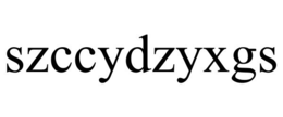 SZCCYDZYXGS trademark
