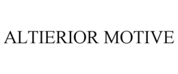 ALTIERIOR MOTIVE trademark