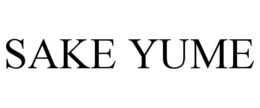 SAKE YUME trademark