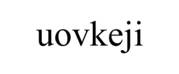 UOVKEJI trademark