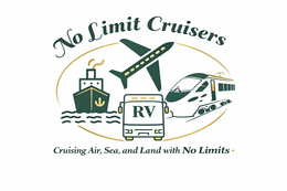 NO LIMIT CRUISERS RV CRUISING AIR, SEA, AND LAND WITH NO LIMITS • trademark