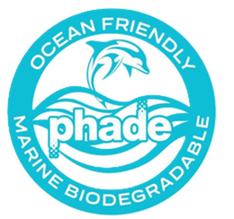 PHADE OCEAN FRIENDLY MARINE BIODEGRADABLE trademark