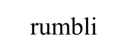 RUMBLI trademark