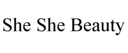 SHE SHE BEAUTY trademark