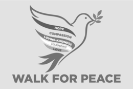 HOPE COMPASSION LOVING-KINDNESS HARMONY LOVE WALK FOR PEACE trademark