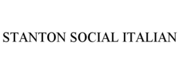 STANTON SOCIAL ITALIAN trademark