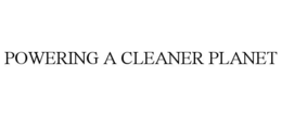 POWERING A CLEANER PLANET trademark