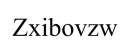 ZXIBOVZW trademark