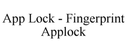 APP LOCK - FINGERPRINT APPLOCK trademark