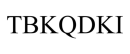 TBKQDKI trademark