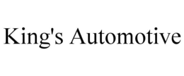 KING'S AUTOMOTIVE trademark