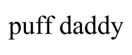 PUFF DADDY trademark