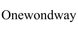ONEWONDWAY trademark