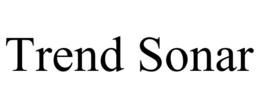TREND SONAR trademark