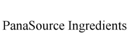 PANASOURCE INGREDIENTS trademark