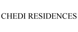 CHEDI RESIDENCES trademark