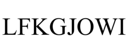 LFKGJOWI trademark