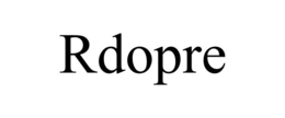 RDOPRE trademark