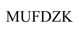 MUFDZK trademark