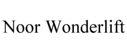 NOOR WONDERLIFT trademark