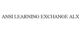 ANSI LEARNING EXCHANGE ALX trademark