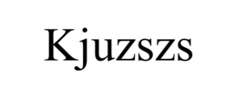 KJUZSZS trademark