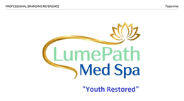 THE MARK CONSISTS OF A LOTUS FLOWER DESIGN IN COLOR GOLD ABOVE THE WORDING LUMEPATH IN COLOR TEAL AND MED SPA IN BLUE AND THE WORDS, "YOUTH RESTORED" IN THE COLOR BLUE. trademark