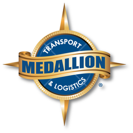 TEXT: MEDALLION TRANSPORT & LOGISTICS WITH MEDALLION IN FRONT ACROSS THE RIBBON trademark