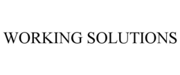 WORKING SOLUTIONS trademark