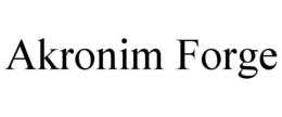 AKRONIM FORGE trademark