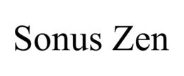SONUS ZEN trademark