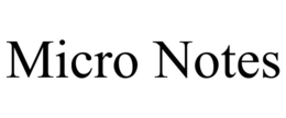 MICRO NOTES trademark