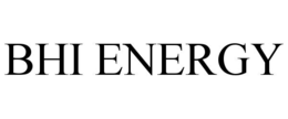 BHI ENERGY trademark