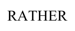 RATHER trademark