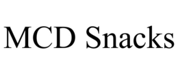 MCD SNACKS trademark