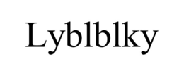 LYBLBLKY trademark