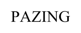 PAZING trademark
