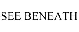 SEE BENEATH trademark