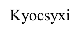 KYOCSYXI trademark