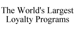 THE WORLD'S LARGEST LOYALTY PROGRAMS trademark
