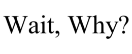 WAIT, WHY? trademark