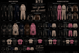 RTU RISK TAKER UNIVERSITY ENROLL IN YOURSELF. TAKE THE RISK OR LOSE THE CHANCE trademark