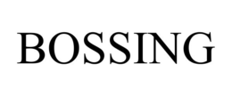 BOSSING trademark