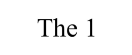 THE 1 trademark