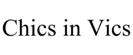CHICS IN VICS trademark