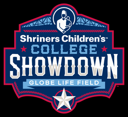 SHRINERS CHILDREN'S COLLEGE SHOWDOWN GLOBE LIFE FIELD trademark