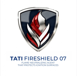 TATI FIRESHIELD 07 FLAME-NEUTRALIZING AGENT THAT PROTECTS IGNITION SURFACES trademark