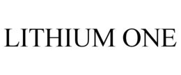 LITHIUM ONE trademark
