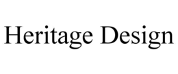 HERITAGE DESIGN trademark